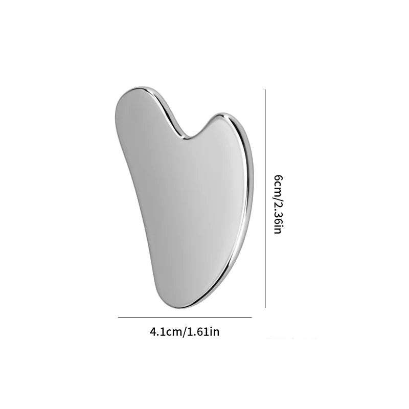 304 Stainless Steel Facial Roller Metal Gua Sha Facial Tools Set Face Body Treatment Lymphatic Drainage, Facial Tension, Durable