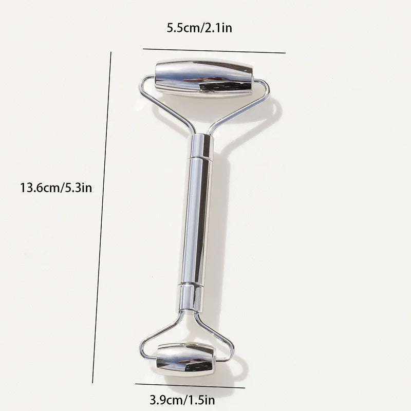 304 Stainless Steel Facial Roller Metal Gua Sha Facial Tools Set Face Body Treatment Lymphatic Drainage, Facial Tension, Durable